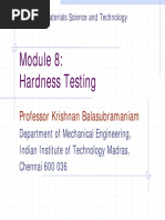 Module 8 Hardness Testing