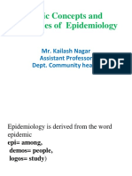 Basic Concepts of Epidemiology