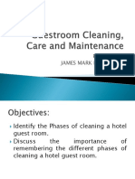 Guestroom Cleaning, Care and Maintenance