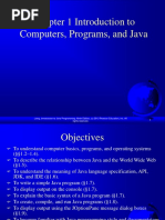 Chapter 1 Introduction To Computers, Programs, and Java