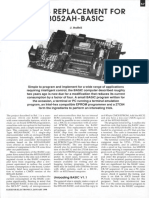 Cmos Replacement For 8052AH-BASIC: J. Ruffell