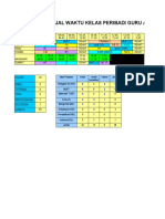 Contoh Jadual Waktu t6