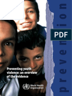 Preventing Youth Violence: An Overview of The Evidence (2015)