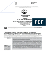 Jurnal - Comparison of Open Appendictomy and Laparascopy Appendictomy With