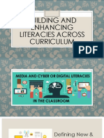 Building and Enhancing Literacies Across Curriculum