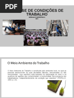 Analise de Condições de Trabalho A
