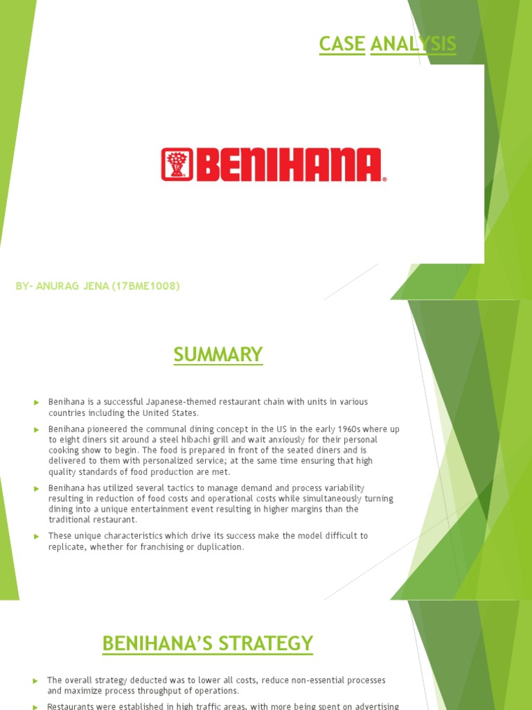 Benihana | PDF | Turnover (Employment) | Restaurants