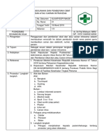 7.6.3.1 SOP Penggunaan Dan Pemberian Obat Dan Atau Cairan Intravena