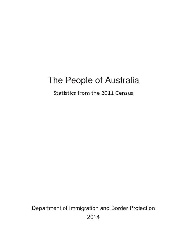 The People of Australia | PDF | Australia | Census