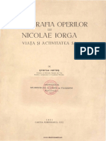Bibliografia Cartilor Lui Iorga PDF