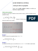 5 - Medidas de Tendencia Central