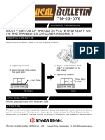 Modification of The Guide Plate Installation in The Transmission Cover Assembly