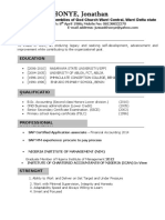 Uwaokhonye Jonathan New Great CV