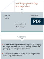 Fabrication of PS - Clay Nanocomposites