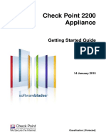 Check Point 2200 Appliance: Getting Started Guide