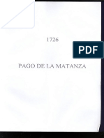 Padrón de La Matanza 1726 (Archivo General de La Nacion, Argentina)