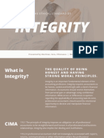 Integrity: The Ethical Standard of