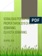 Sosialisasi Persiapan Proper Tahun 2019 Di Kota Semarang