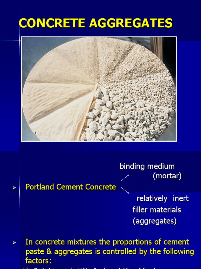 Aggregates Pdf Construction Aggregate Concrete
