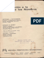1972 - Pettofrezzo - Introduccion A La Teoria de Numeros