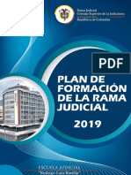 Plan de Formación Rama Judicial 2019