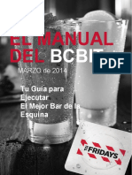 Manual de bar tgi fridays