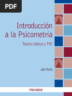 Muñiz Fernández, J. - Introducción A La Psicometría-Ediciones Pirámide (2018) PDF