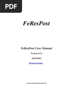 FeResPost Manual