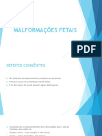 Malformações Fetais