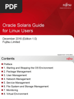 Oracle Solaris Guide For Linux Users: December 2016 (Edition 1.0) Fujitsu Limited