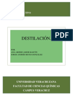 Cuaderno Ejecutivo de La Unidad 1. Destilación