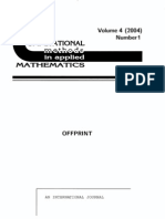 Computational Methods in Applied Mathematics, 4 (2004), 1,66-93