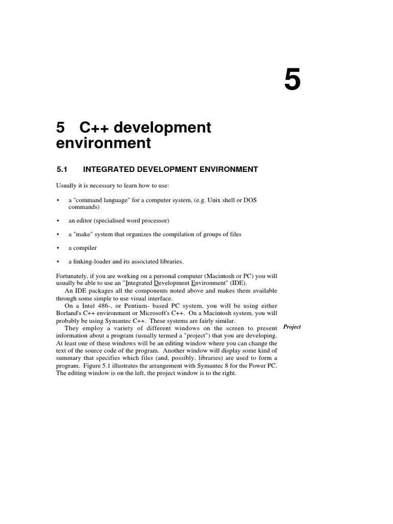 C++ Development Environment | PDF | Data Type | Subroutine