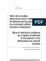 Valor de La Prueba