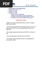 Introduction The Serial Communications: Parallel Data Transfer