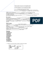 Exercícios de Ortografia