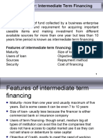 Chapter - 4 Intermediate Term Financing
