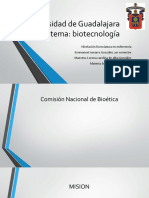 Universidad de Guadalajara Tema: Biotecnología