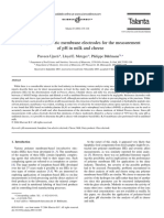 Glass and Polymeric Membrane Electrodes for the Measurement of PH in Milk and Cheese