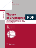 LNCS 10677 Theory of Cryptography