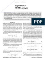 Relaxation Time Spectrum of Hydrogels by CONTIN Analysis: Concise Reviews and Hypotheses in Food Science