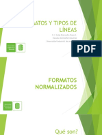 Formatos Y Tipos de Líneas