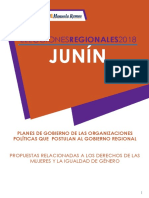 Análisis de Planes de Gobierno - Región Junín