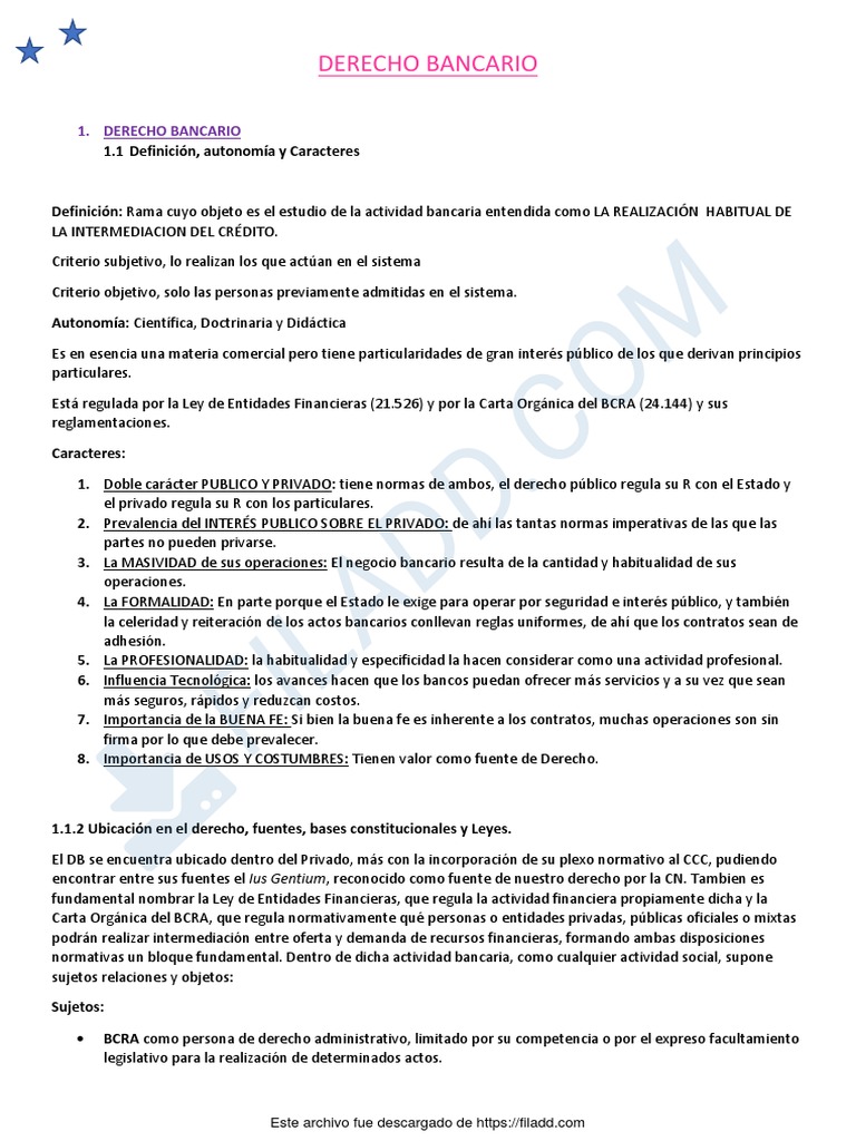 Introducción al Derecho Bancario y su Regulación | PDF | Bancos | Dinero