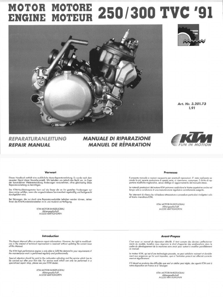 KTM Egs 250 | PDF