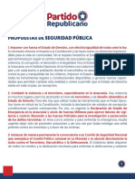 Propuestas Seguridad Partido Republicano 