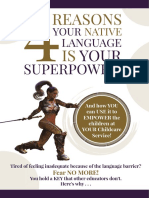 4 Reasons Your Native Language is Your Superpower - Workshop