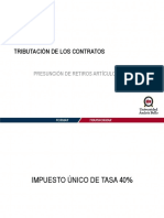 Tributación de contratos_Presunción de retiros artículo 21 LIR