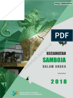 Kecamatan Samboja Dalam Angka 2018