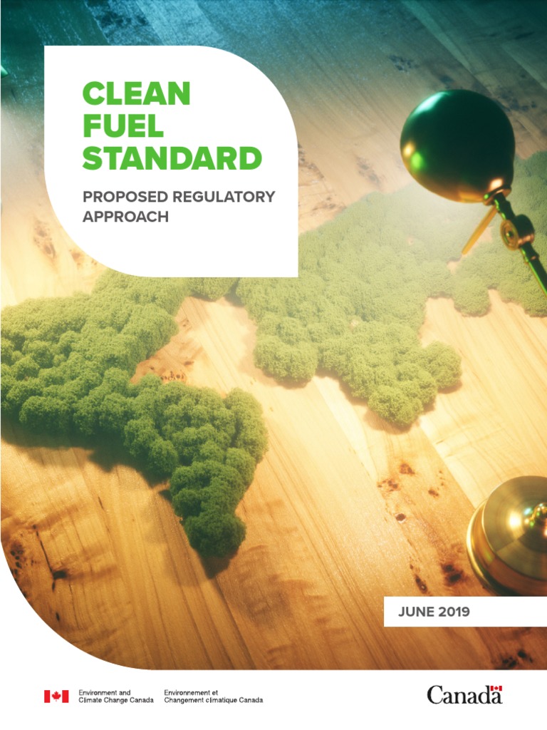 Clean Fuel Standard Proposed Regulatory Approach PDF Fuels Gasoline